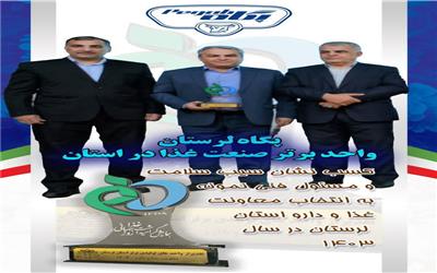 کسب نشان سیب سلامت توسط پگاه لرستان